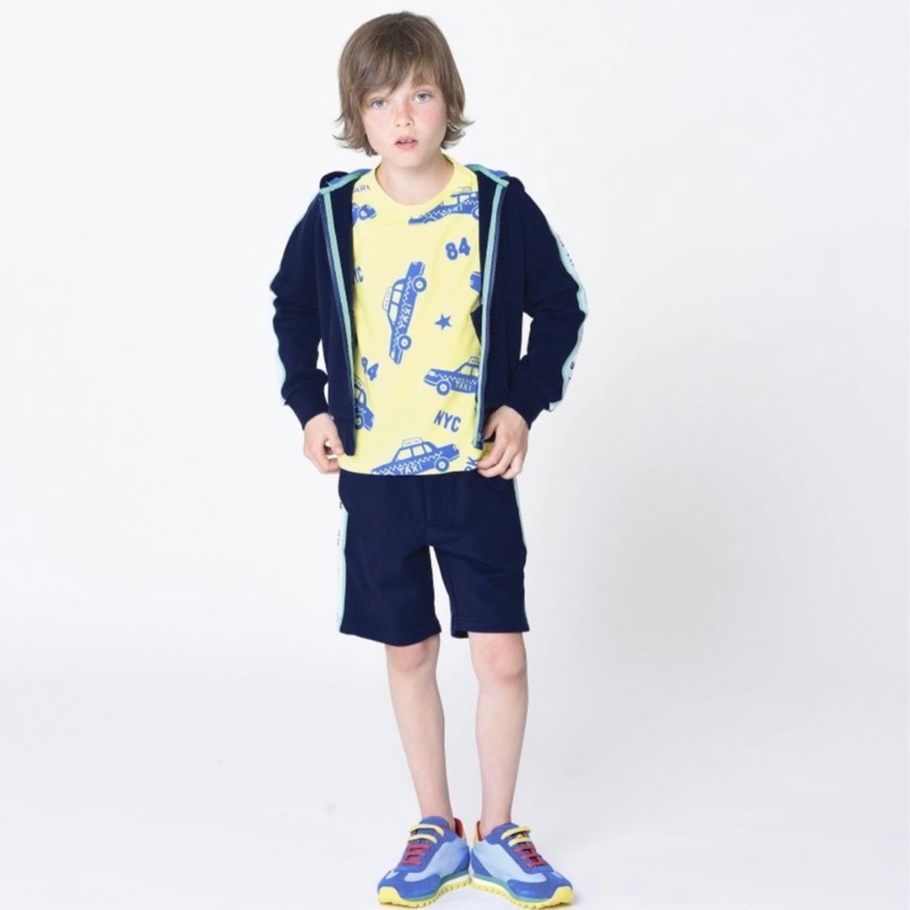 MARC JACOBS
BLUE COTTON LOGO SHORTS